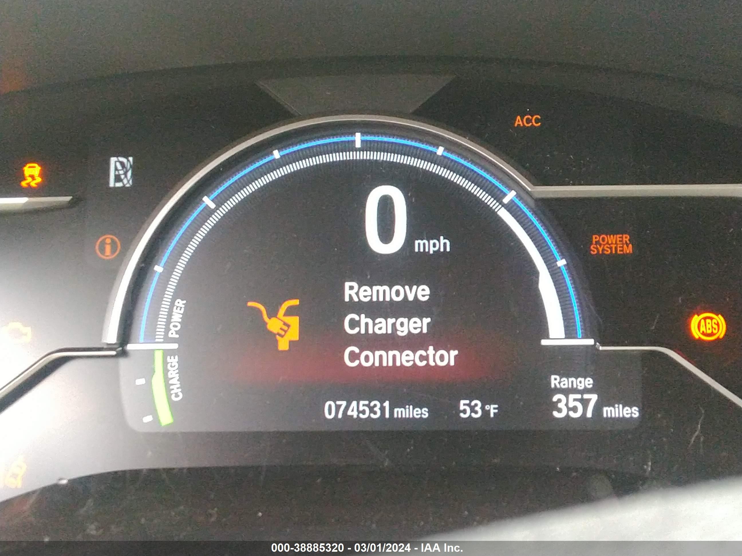 Photo 14 VIN: JHMZC5F13JC007521 - HONDA CLARITY 