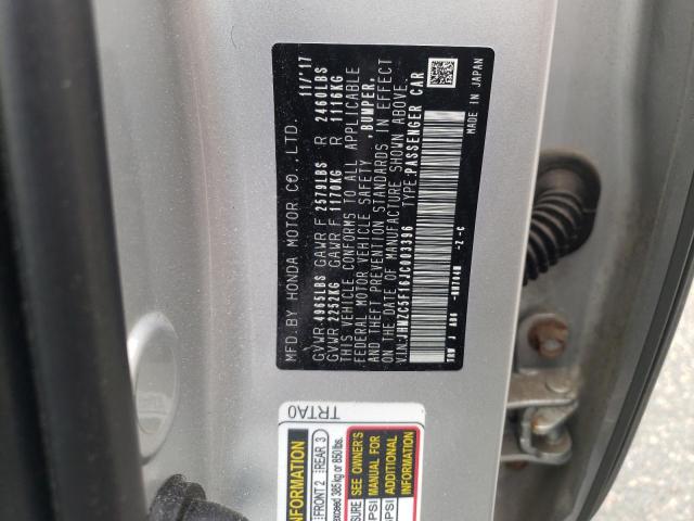 Photo 11 VIN: JHMZC5F16JC003396 - HONDA CLARITY 