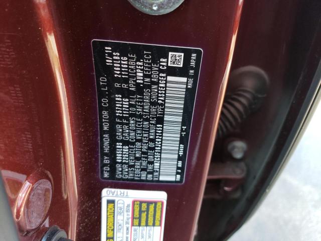 Photo 11 VIN: JHMZC5F16JC021459 - HONDA CLARITY 