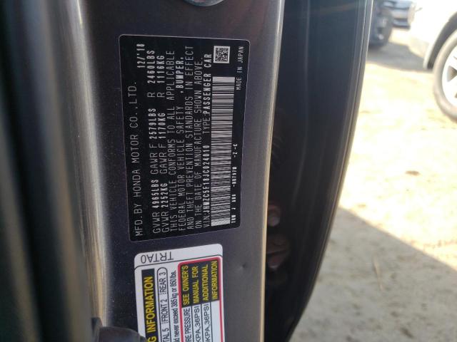 Photo 11 VIN: JHMZC5F18JC024010 - HONDA CLARITY 