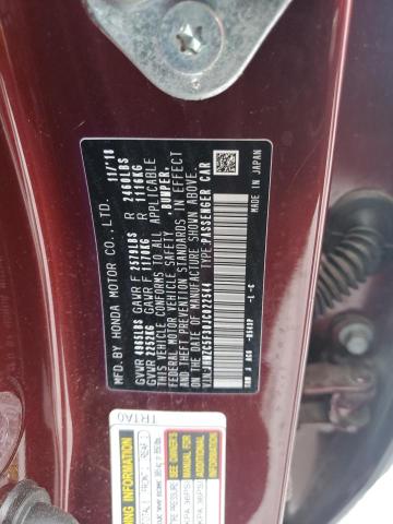 Photo 11 VIN: JHMZC5F30JC022544 - HONDA CLARITY TO 