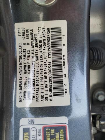 Photo 11 VIN: JHMZE2H33CS002254 - HONDA INSIGHT 