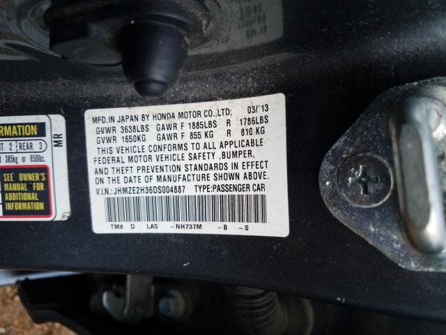 Photo 9 VIN: JHMZE2H36DS004887 - HONDA INSIGHT 