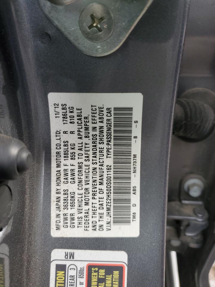 Photo 11 VIN: JHMZE2H50DS001162 - HONDA INSIGHT 