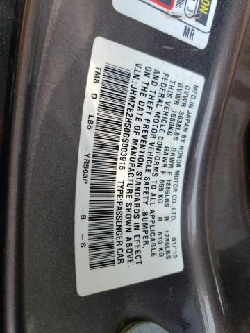 Photo 11 VIN: JHMZE2H50DS003915 - HONDA INSIGHT LX 