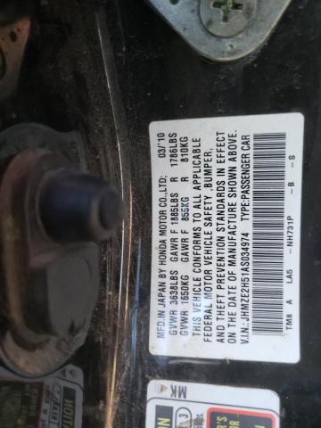 Photo 11 VIN: JHMZE2H51AS034974 - HONDA INSIGHT LX 