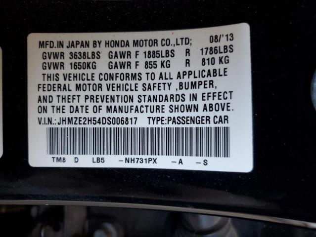 Photo 11 VIN: JHMZE2H54DS006817 - HONDA INSIGHT LX 