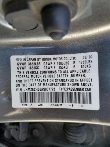 Photo 11 VIN: JHMZE2H56AS007723 - HONDA INSIGHT 