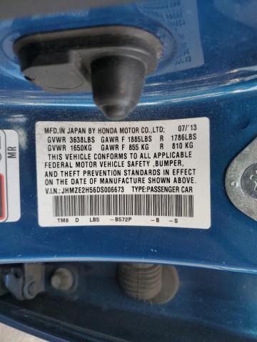 Photo 11 VIN: JHMZE2H56DS006673 - HONDA INSIGHT 