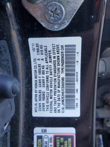 Photo 11 VIN: JHMZE2H57CS002985 - HONDA INSIGHT LX 