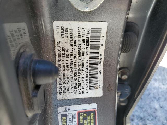 Photo 12 VIN: JHMZE2H58CS002106 - HONDA INSIGHT LX 