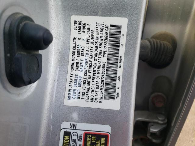 Photo 11 VIN: JHMZE2H72AS009843 - HONDA INSIGHT EX 