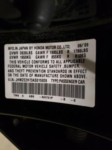 Photo 9 VIN: JHMZE2H73AS015926 - HONDA INSIGHT EX 