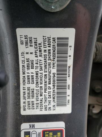 Photo 11 VIN: JHMZE2H74BS007643 - HONDA INSIGHT EX 