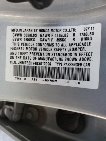 Photo 11 VIN: JHMZE2H74BS012096 - HONDA INSIGHT EX 