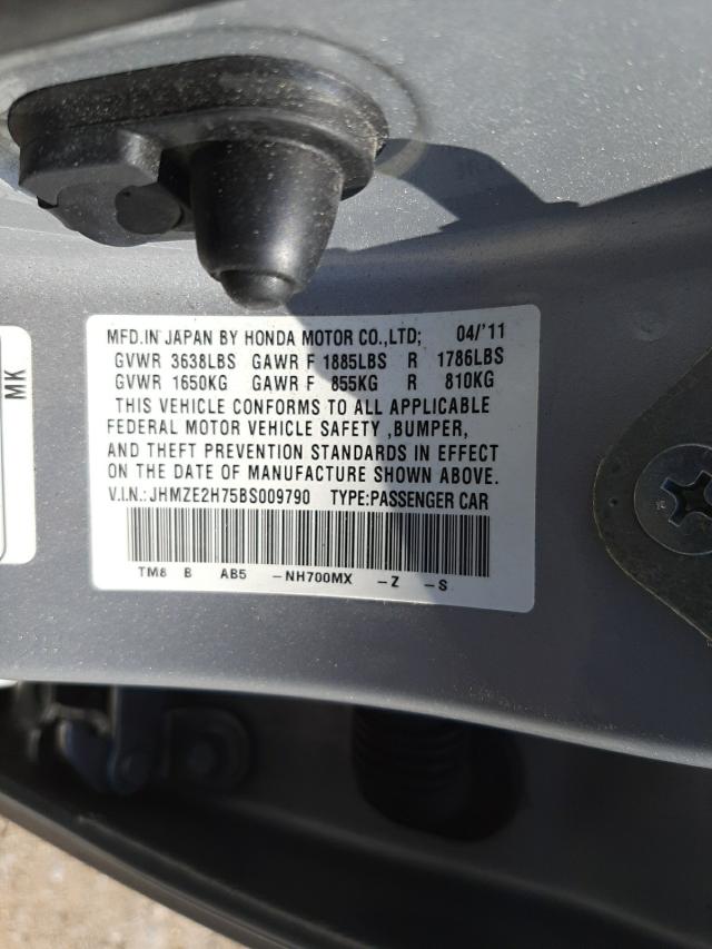 Photo 9 VIN: JHMZE2H75BS009790 - HONDA INSIGHT EX 