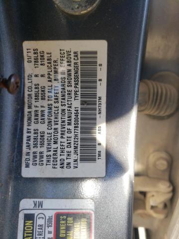 Photo 12 VIN: JHMZE2H77BS004641 - HONDA INSIGHT EX 