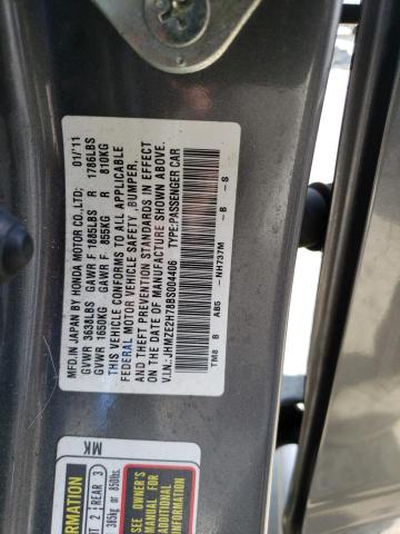 Photo 11 VIN: JHMZE2H78BS004406 - HONDA INSIGHT EX 