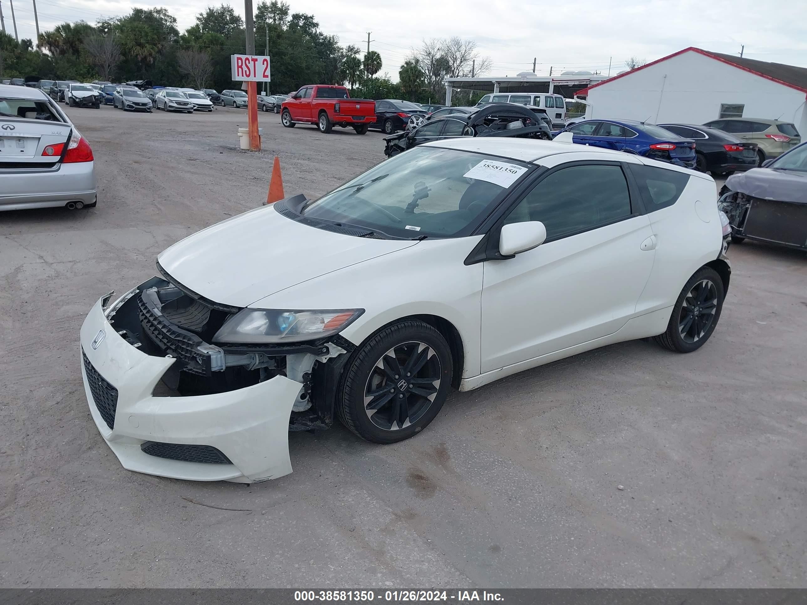 Photo 1 VIN: JHMZF1C42FS001186 - HONDA CR-Z 