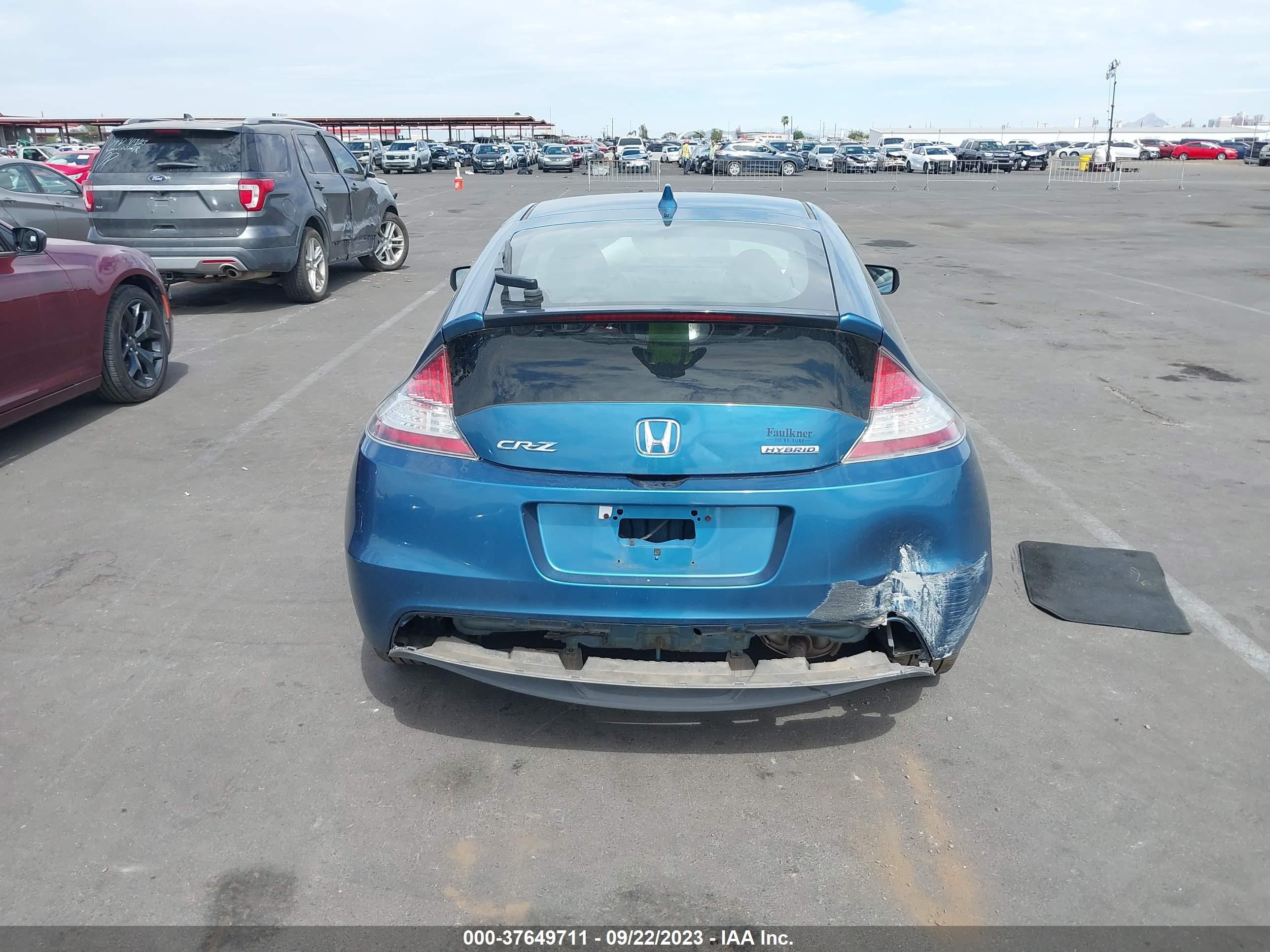 Photo 15 VIN: JHMZF1C64BS006501 - HONDA CR-Z 