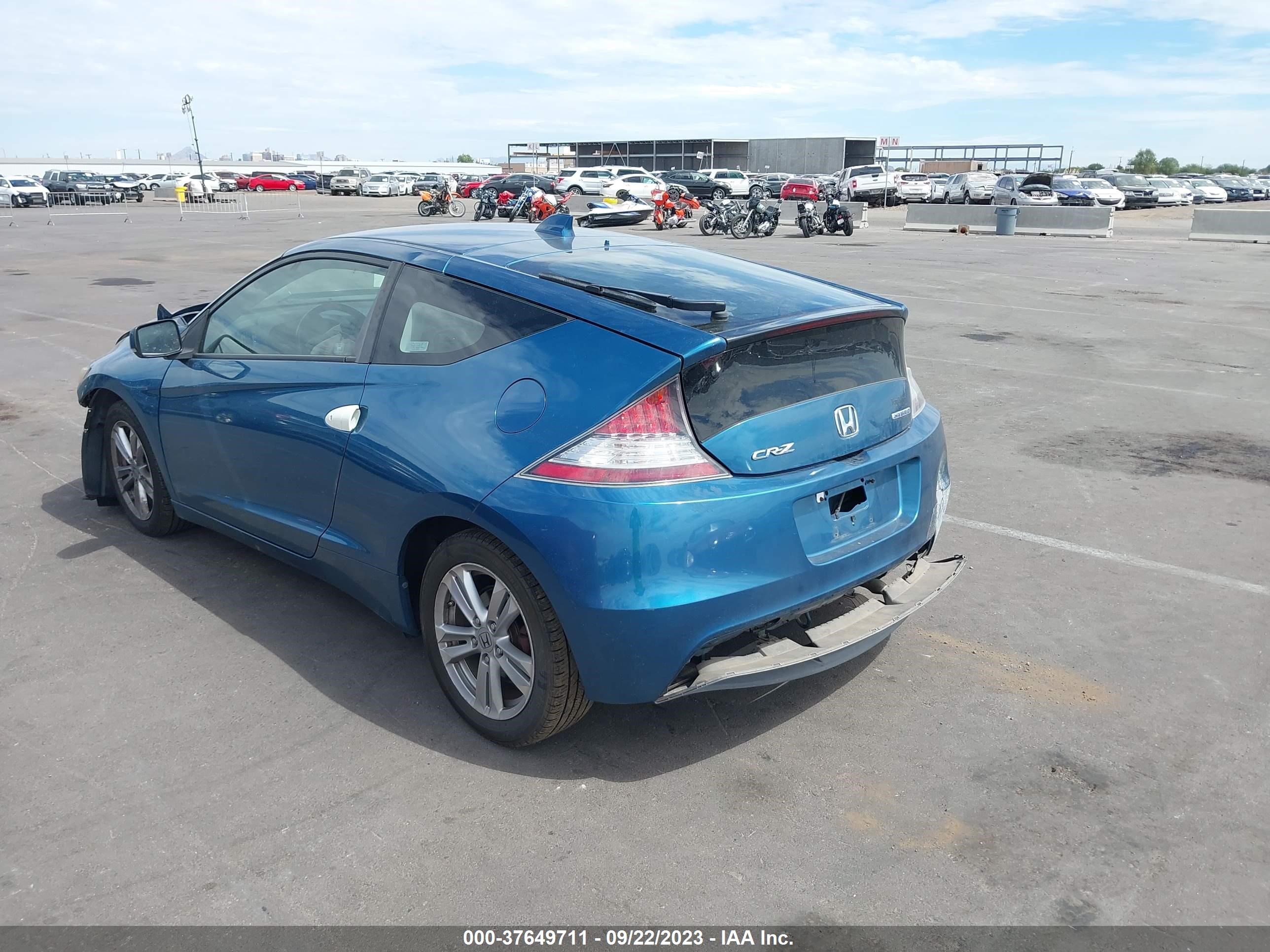 Photo 2 VIN: JHMZF1C64BS006501 - HONDA CR-Z 