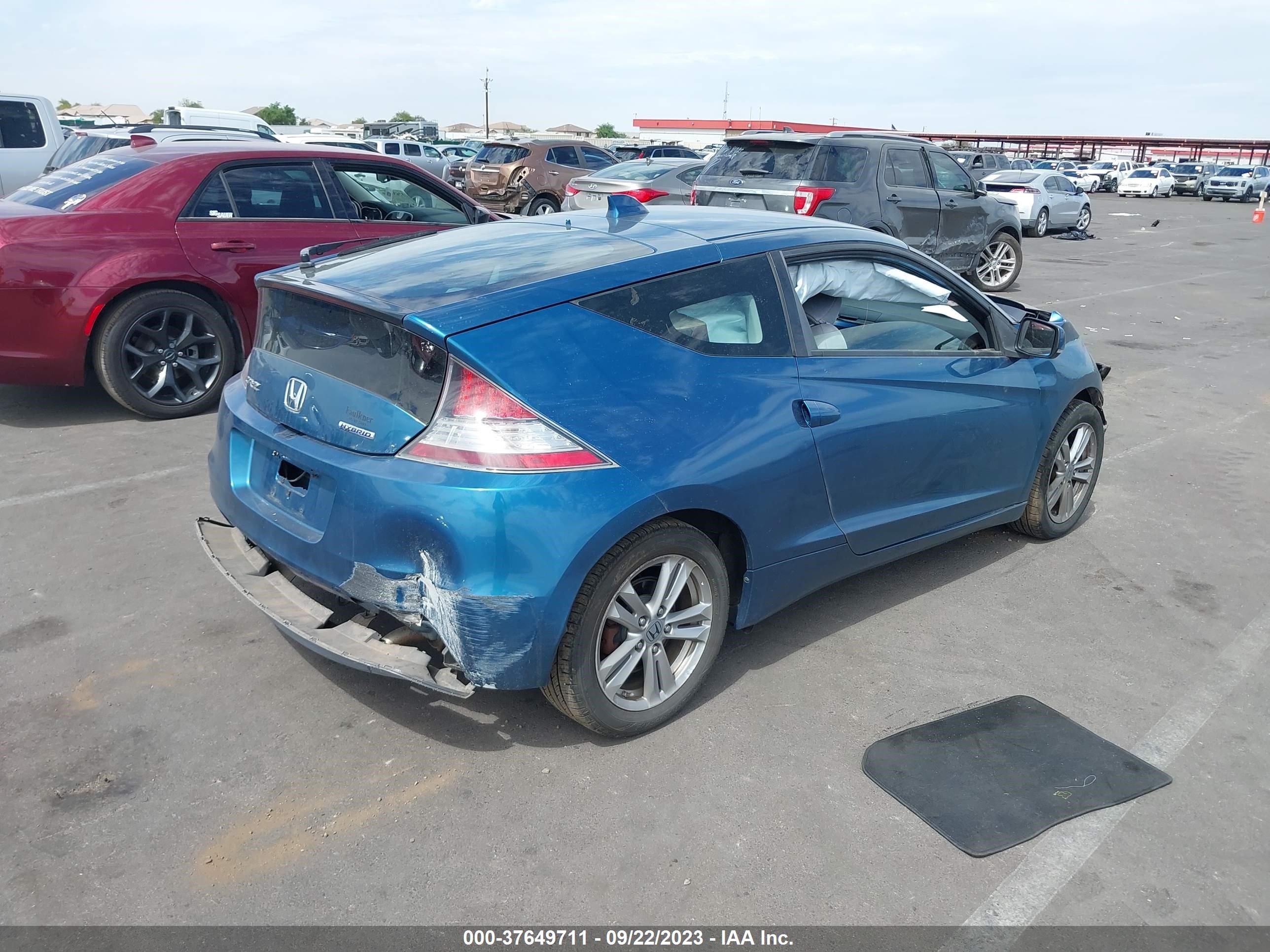 Photo 3 VIN: JHMZF1C64BS006501 - HONDA CR-Z 