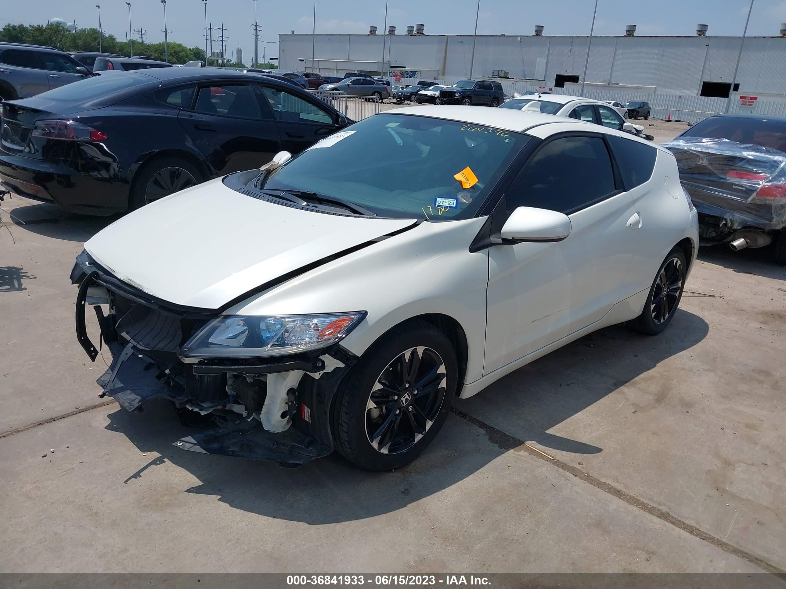 Photo 1 VIN: JHMZF1D47ES001780 - HONDA CR-Z 