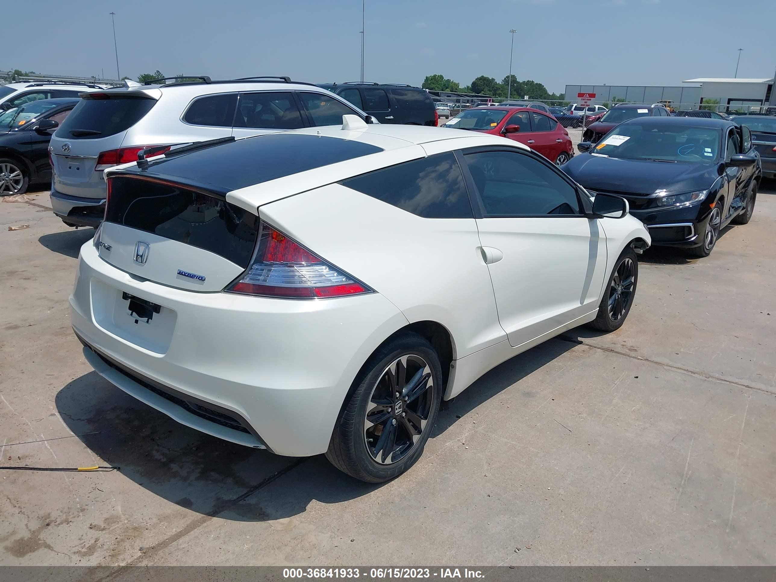 Photo 3 VIN: JHMZF1D47ES001780 - HONDA CR-Z 