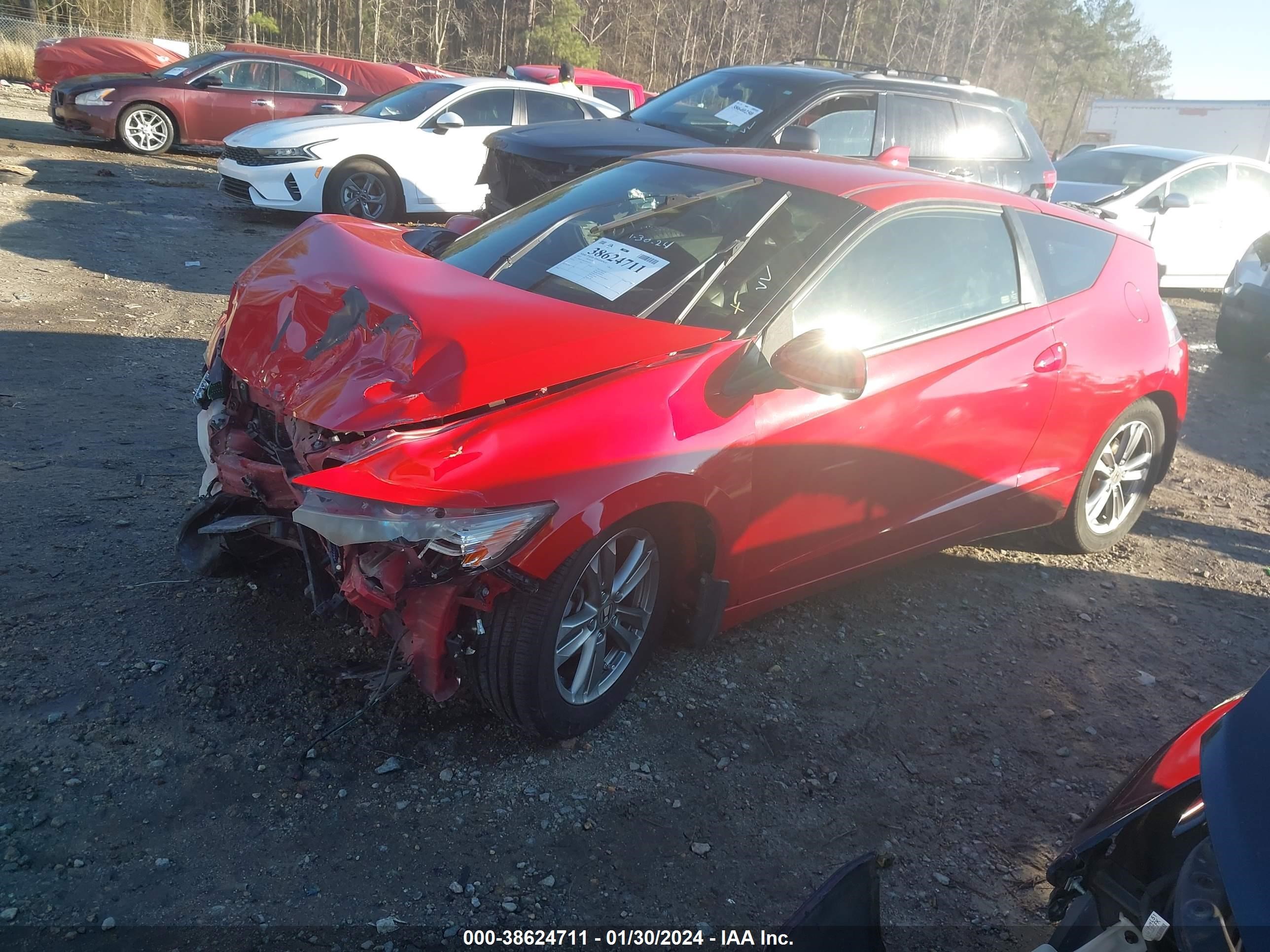 Photo 1 VIN: JHMZF1D61DS002262 - HONDA CR-Z 