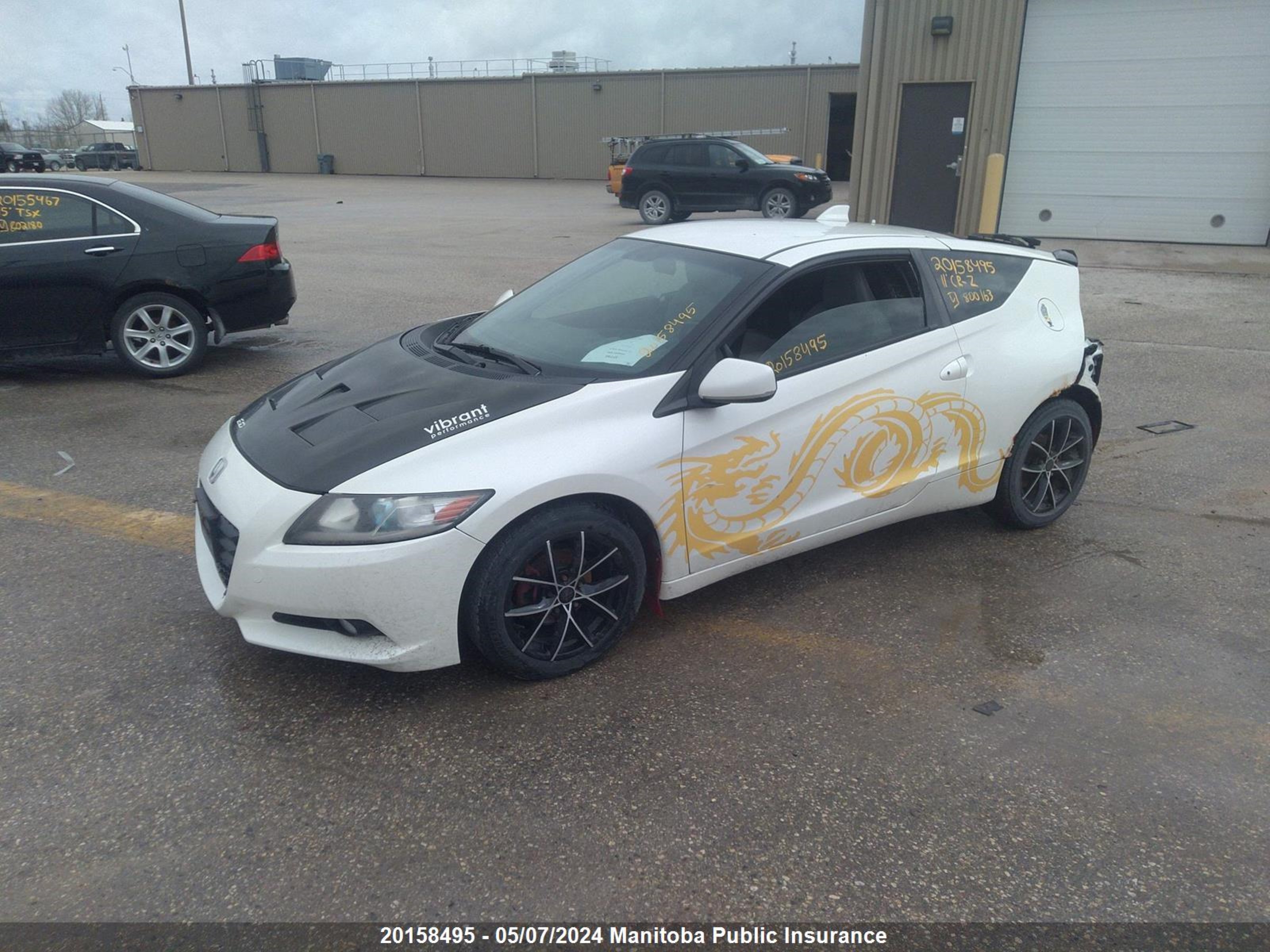 Photo 1 VIN: JHMZF1D65BS800163 - HONDA CR-Z 