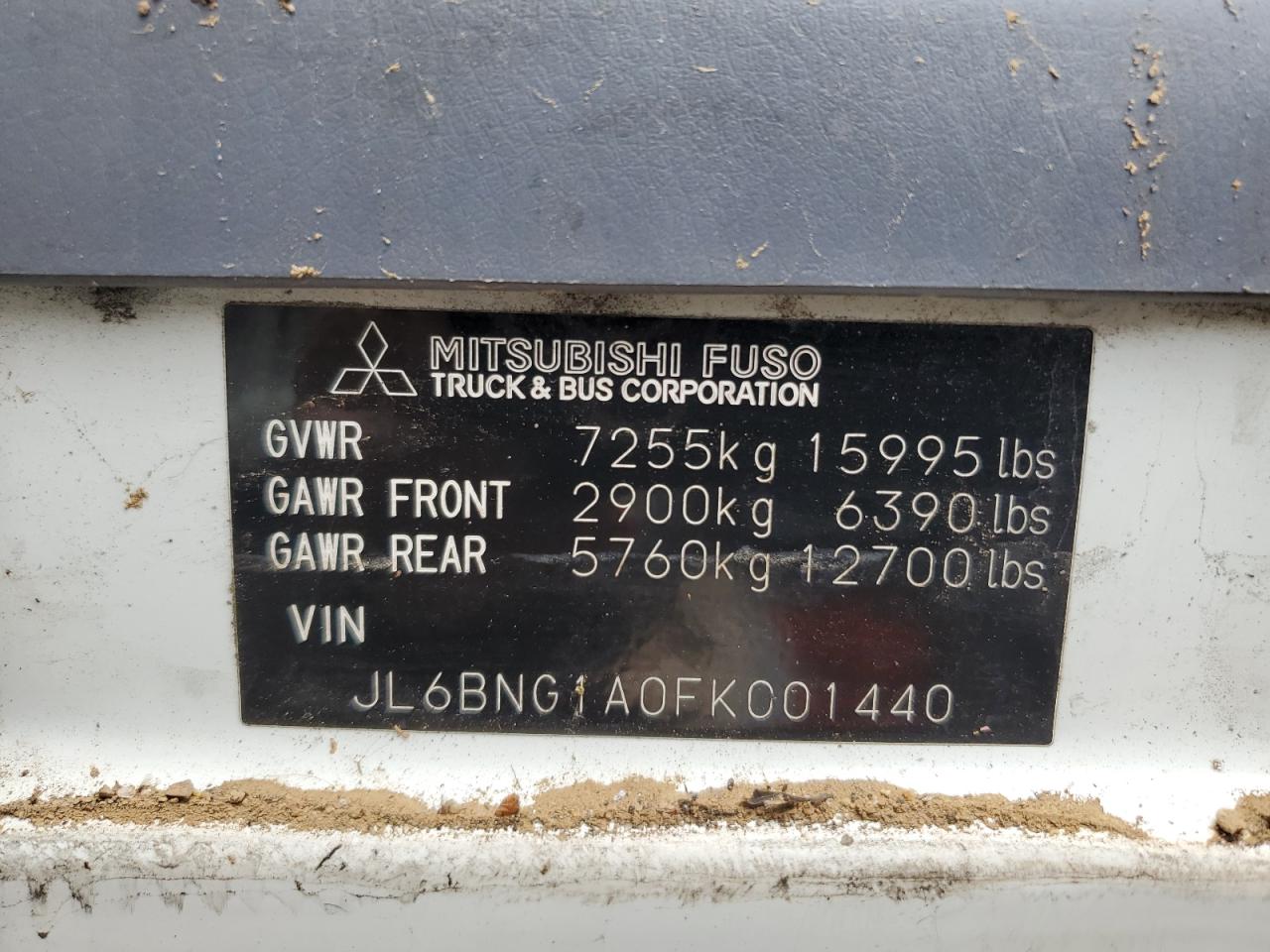 Photo 9 VIN: JL6BNG1A0FK001440 - MITSUBISHI NULL 