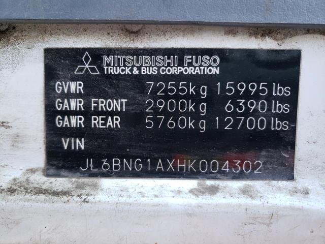 Photo 11 VIN: JL6BNG1AXHK004302 - MITSUBISHI FE FEC72S 