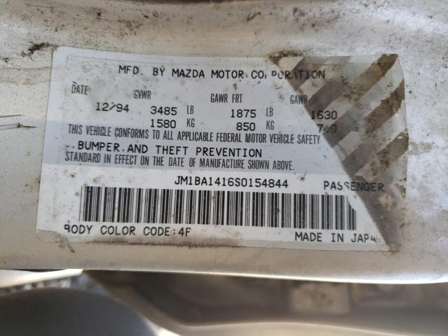 Photo 11 VIN: JM1BA1416S0154844 - MAZDA PROTEGE 