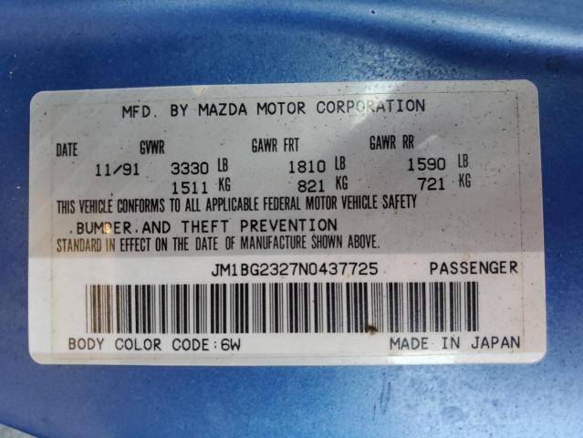 Photo 11 VIN: JM1BG2327N0437725 - MAZDA 323 BASE 