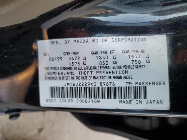 Photo 11 VIN: JM1BJ2229X0189676 - MAZDA PROTEGE 