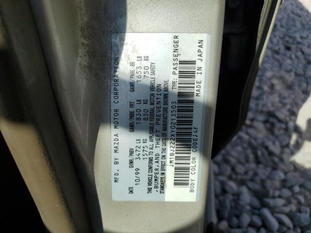 Photo 11 VIN: JM1BJ222XY0213503 - MAZDA PROTEGE DX 