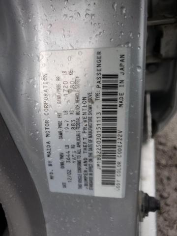 Photo 11 VIN: JM1BJ225030151113 - MAZDA PROTEGE DX 