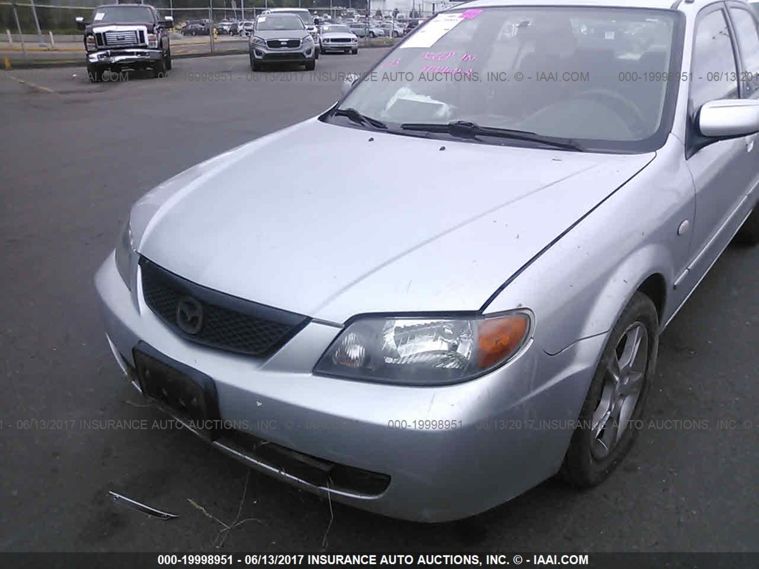 Photo 5 VIN: JM1BJ225030190087 - MAZDA PROTEGE 