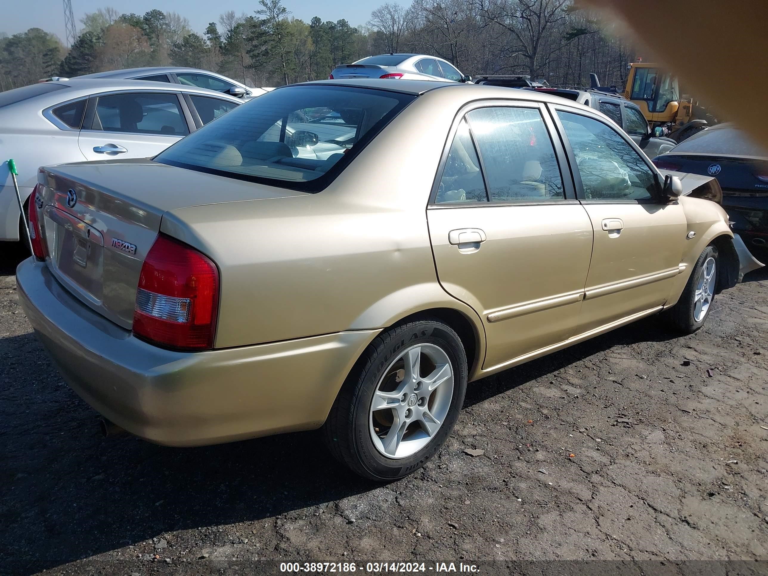 Photo 3 VIN: JM1BJ225131166259 - MAZDA PROTEGE 