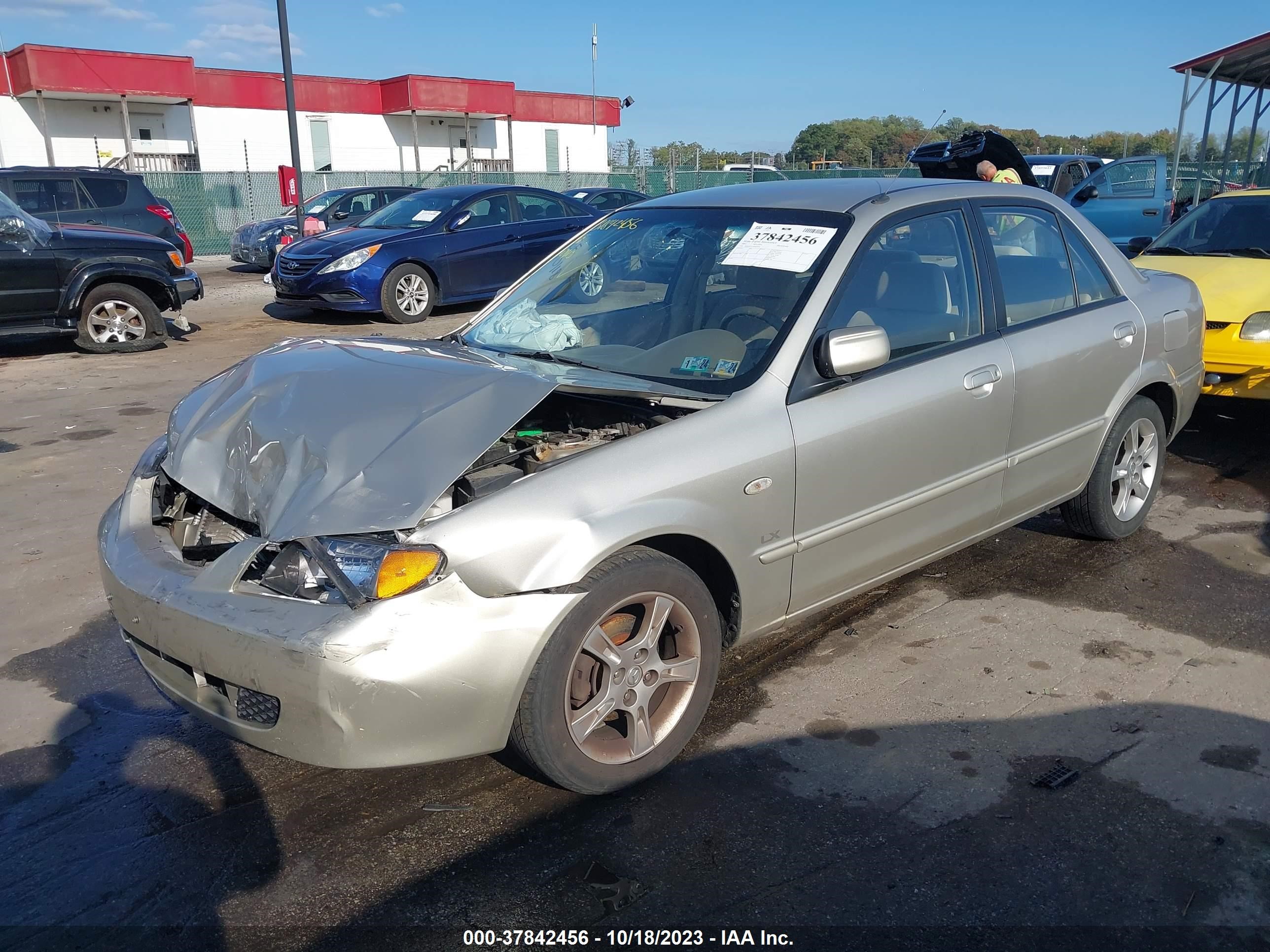 Photo 1 VIN: JM1BJ225230201834 - MAZDA PROTEGE 