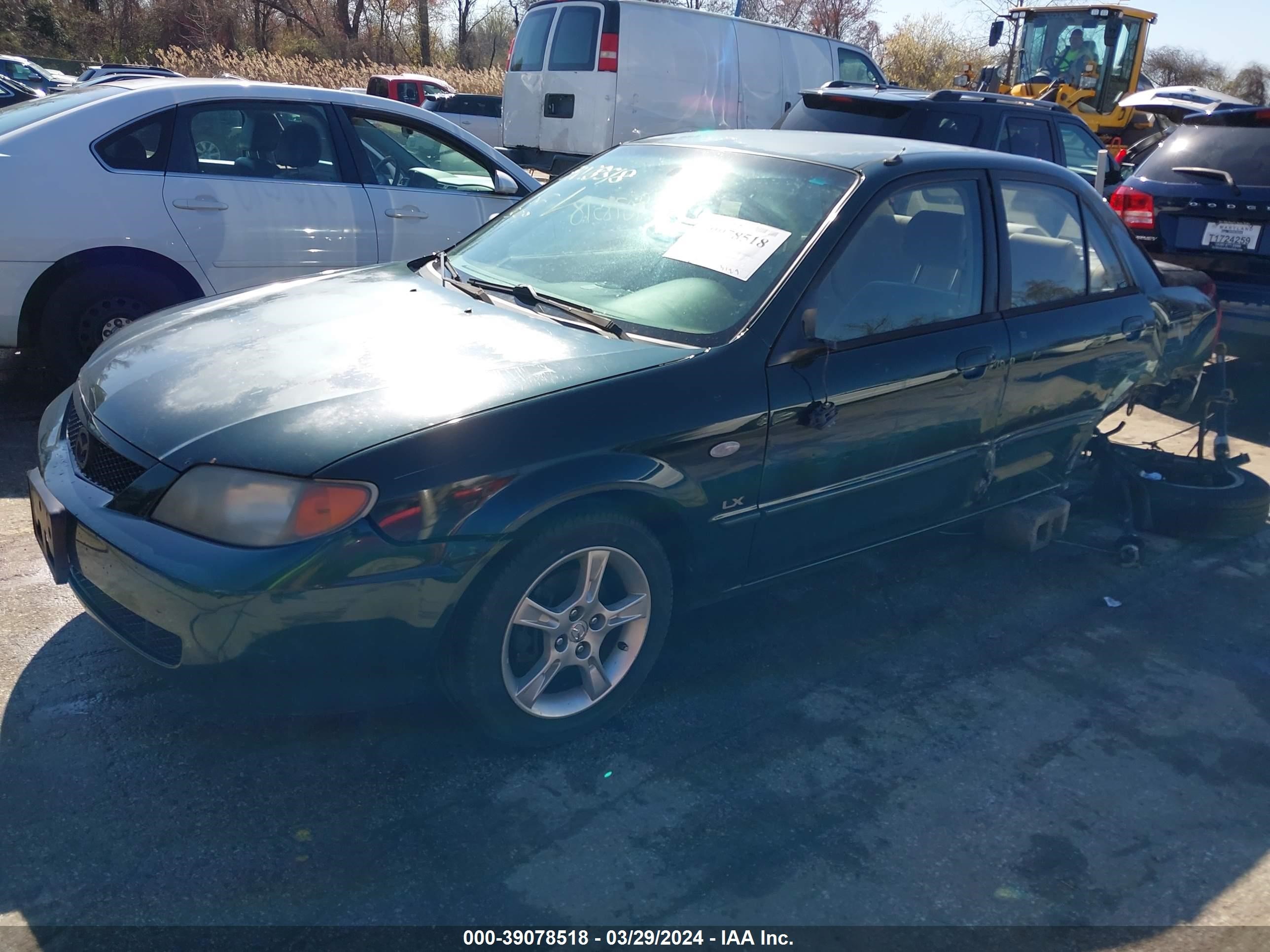 Photo 1 VIN: JM1BJ225830189186 - MAZDA PROTEGE 