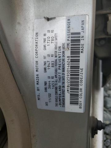 Photo 11 VIN: JM1BJ225930146248 - MAZDA PROTEGE 