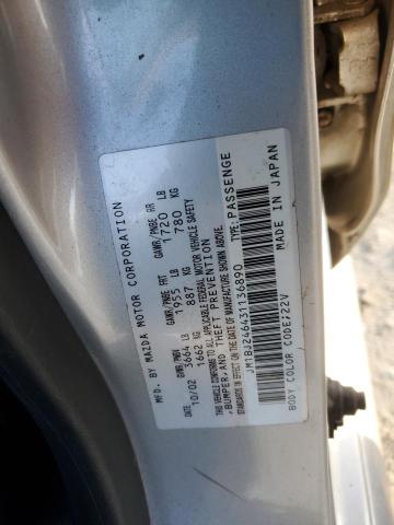 Photo 11 VIN: JM1BJ246431136890 - MAZDA PROTEGE 