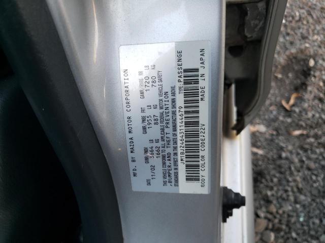 Photo 11 VIN: JM1BJ246431144679 - MAZDA PROTEGE 