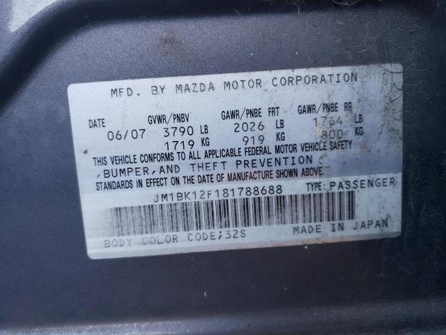 Photo 11 VIN: JM1BK12F181788688 - MAZDA 3 