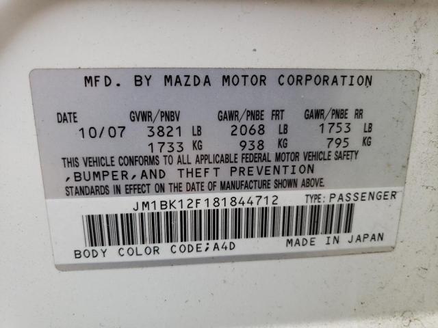 Photo 11 VIN: JM1BK12F181844712 - MAZDA 3 I 