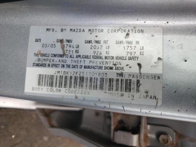 Photo 11 VIN: JM1BK12F251301803 - MAZDA 3 I 