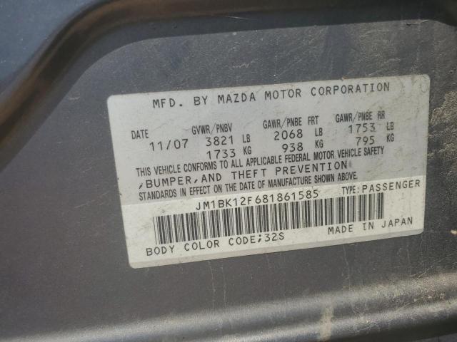 Photo 11 VIN: JM1BK12F681861585 - MAZDA MAZDA3 