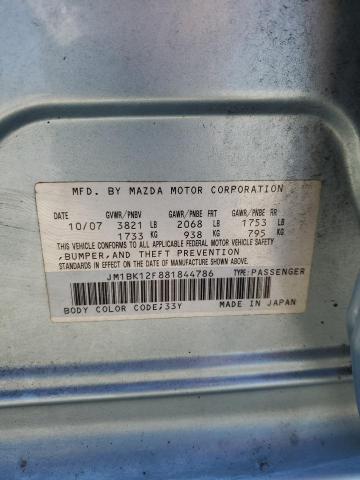 Photo 11 VIN: JM1BK12F881844786 - MAZDA 3 