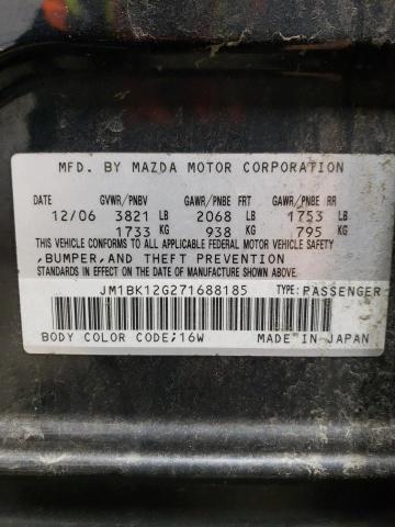 Photo 11 VIN: JM1BK12G271688185 - MAZDA 3 I 